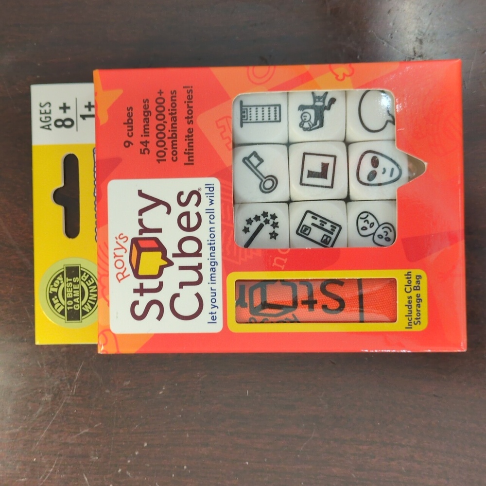 NEW Rory's Story Cubes Classic Orange Box Stocking Stuffer Creative Award Win 🎁